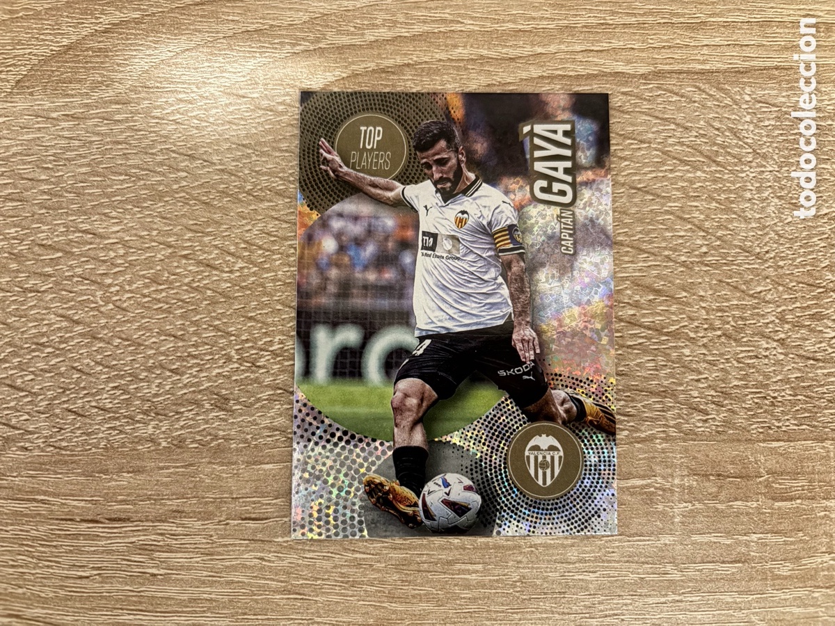 Cromos de f&uacute;tbol: 32 GAY&Agrave; TOP PLAYERS fragment TEAM SET VALENCIA CF MUNDICROMO FOOTBALL TREASURES 2023 2024 23 24