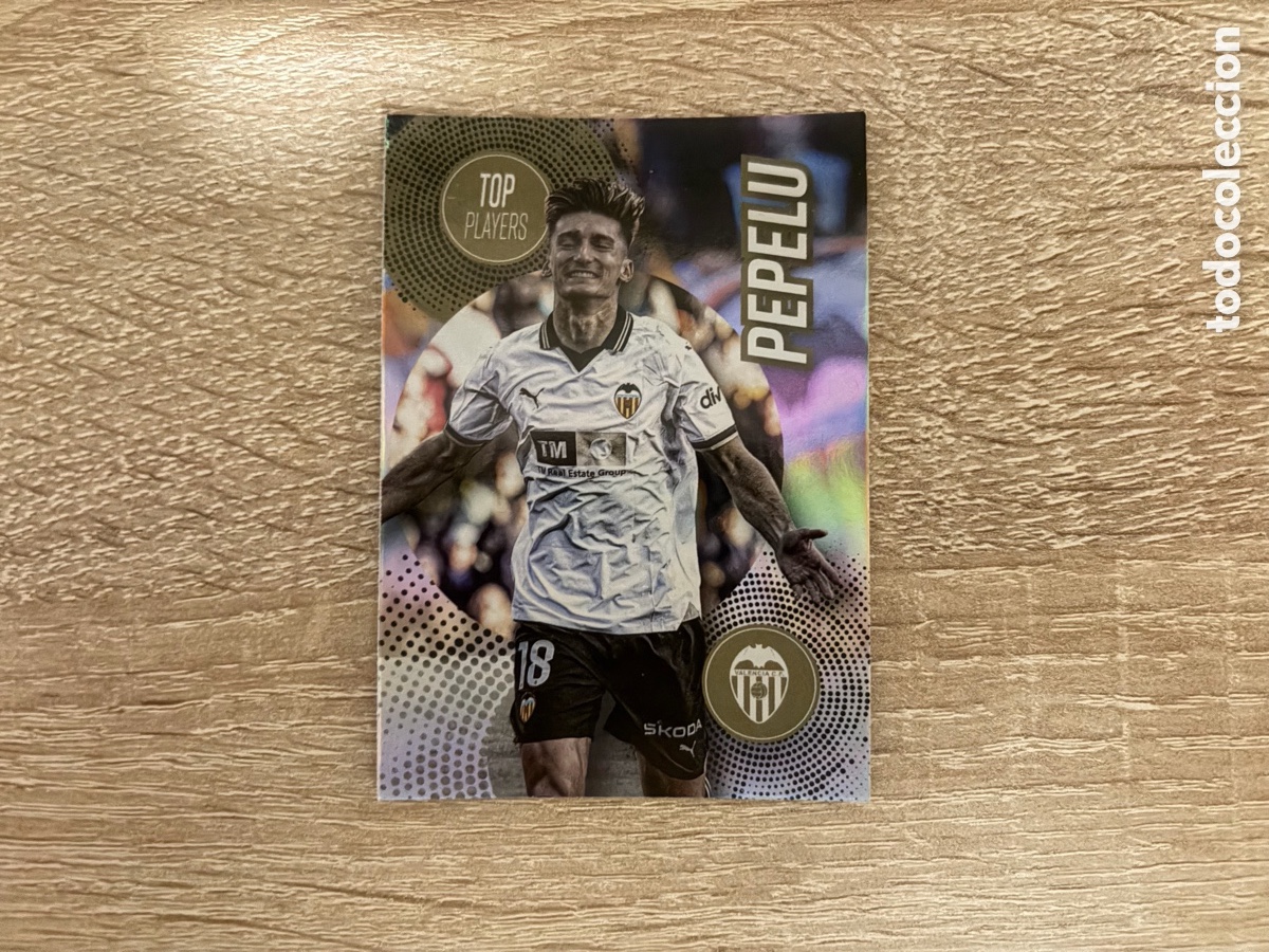 Cromos de f&uacute;tbol: 36 PEPELU Rainbow TOP PLAYERS TEAM SET VALENCIA CF MUNDICROMO FOOTBALL TREASURES 2023 2024 23 24