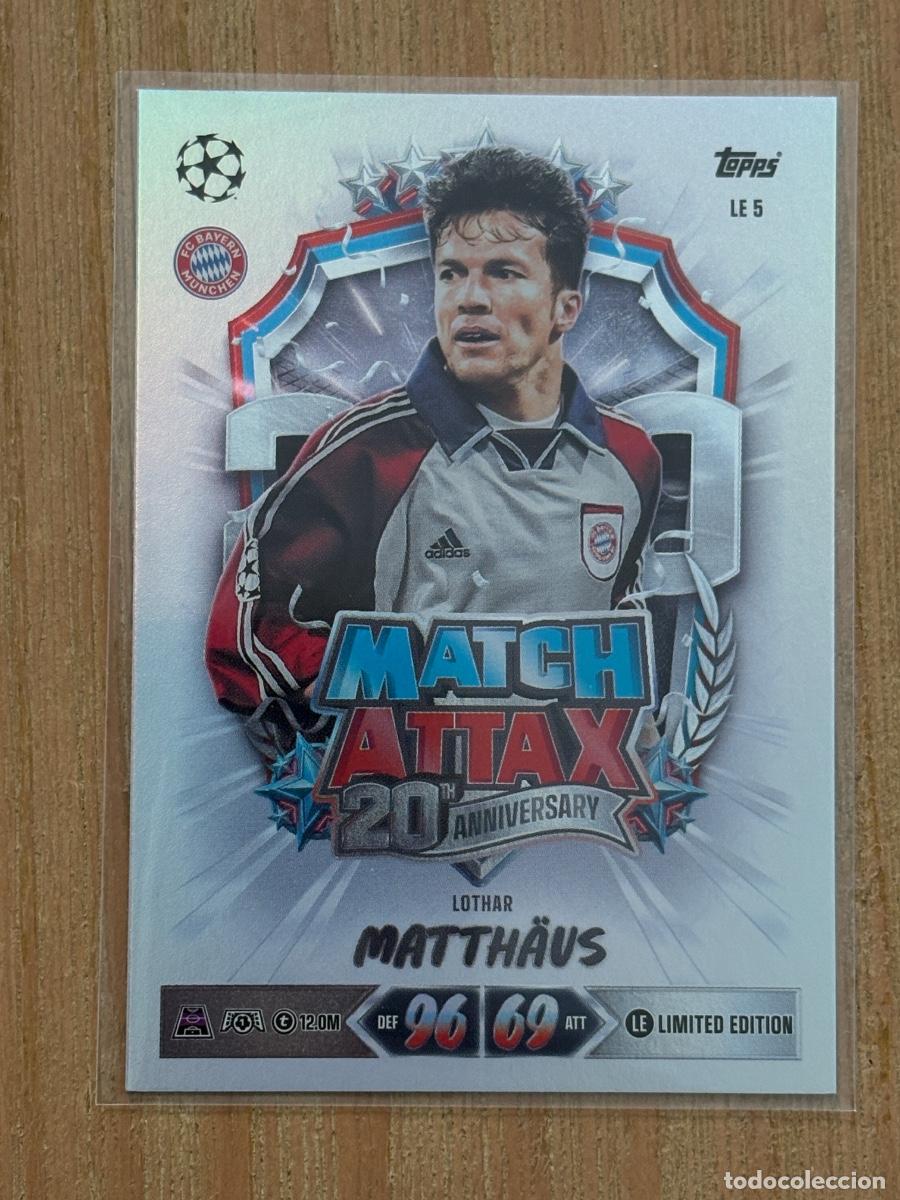Cromos de f&uacute;tbol: 44. CROMO LOTHAR MATTHAUS LE3 20 ANNIVERSARY LIMITADA CHAMPIONS TOPPS MATCH ATTAX 2026-27 26-27