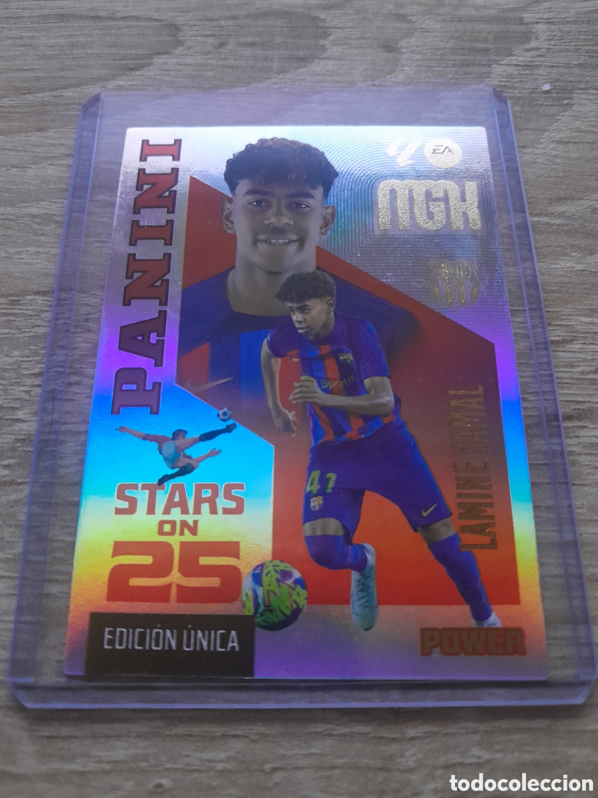 Cromos de f&uacute;tbol: n&ordm; 449 power lamine yamal barcelona megacracks 2026 2027 mgk 2026-27 edicion unica