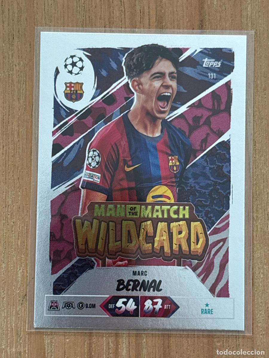 Cromos de f&uacute;tbol: 44. CROMO MAN OF THE MATCH BERNAL 20 ANNIVERSARY LIMITADA CHAMPIONS TOPPS MATCH ATTAX 2026-27 26-27