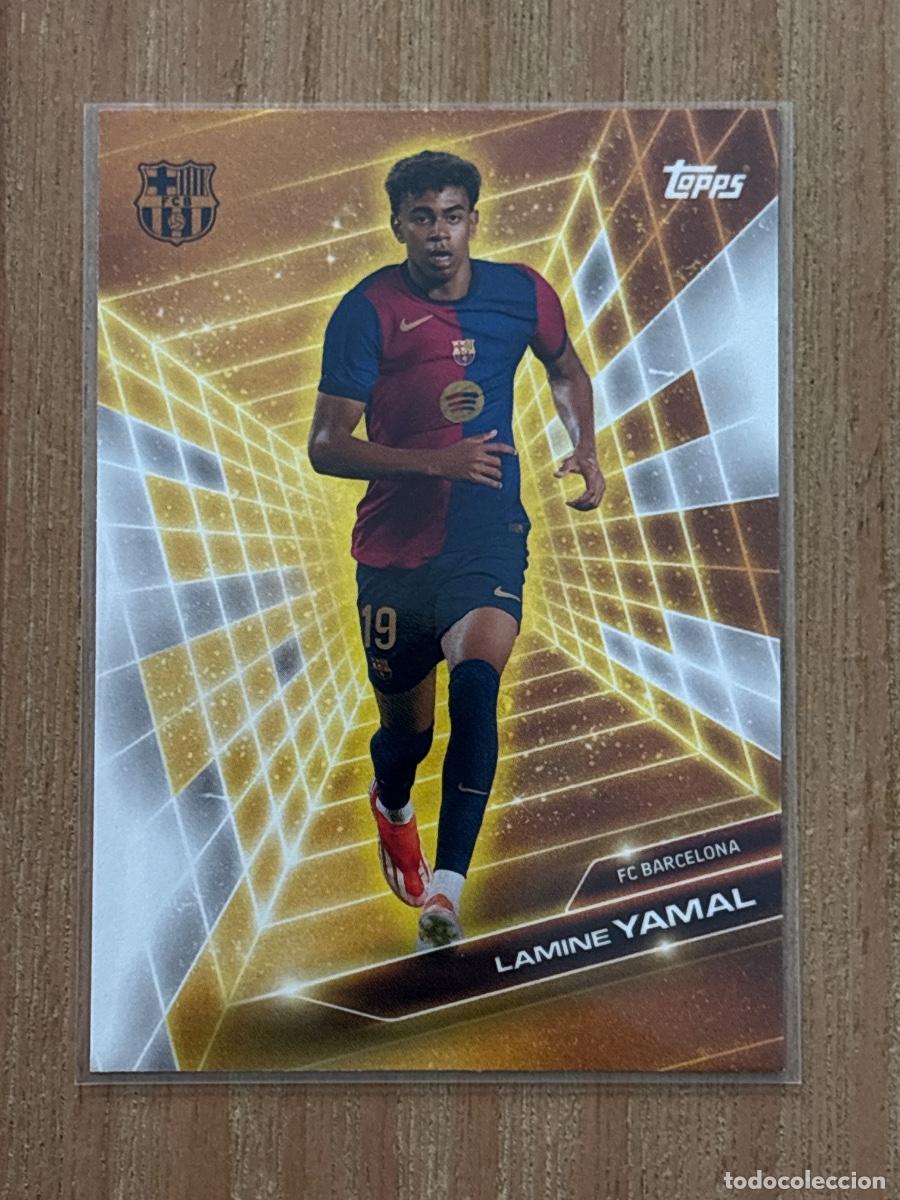 Cromos de f&uacute;tbol: 44. CROMO GF 4 LAMINE YAMAL GOLDEN FUTURE BARCELONA FAN SET TOPPS 2024-25 24-25