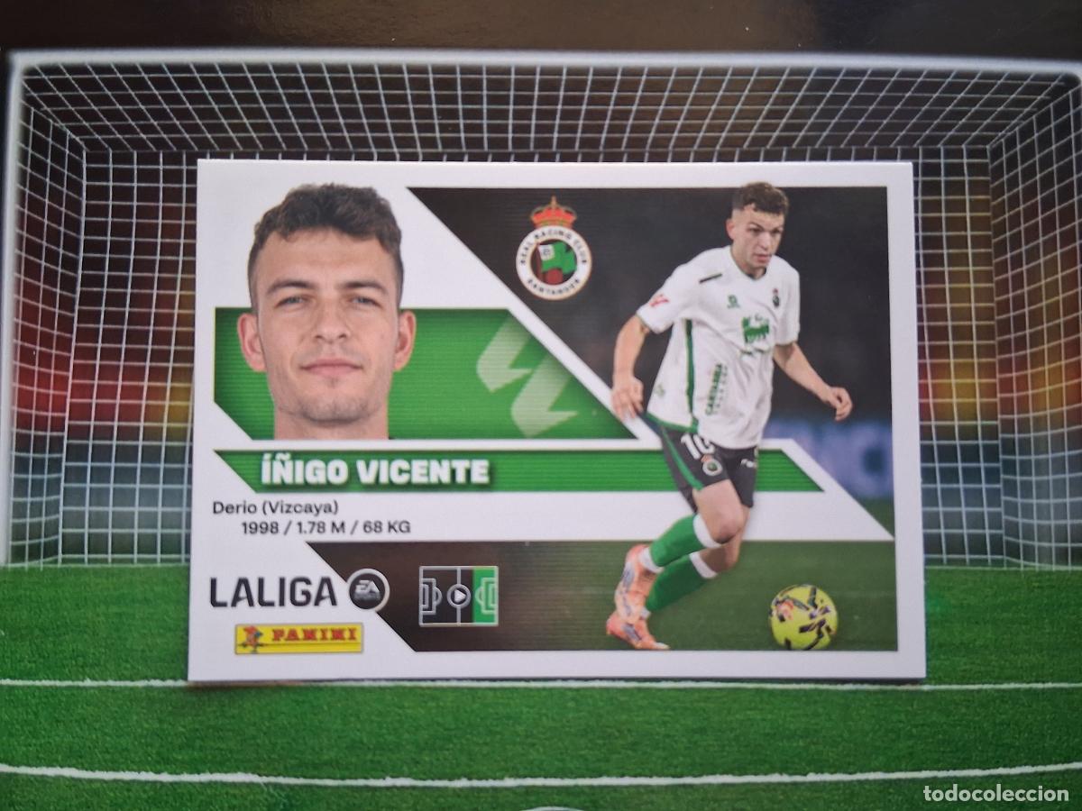 Cromos de f&uacute;tbol: 18 I&Ntilde;IGO VICENTE RACING DE SANTANDER CROMOS EDICIONES ESTE LIGA FUTBOL PANINI 2026 2027 26 27