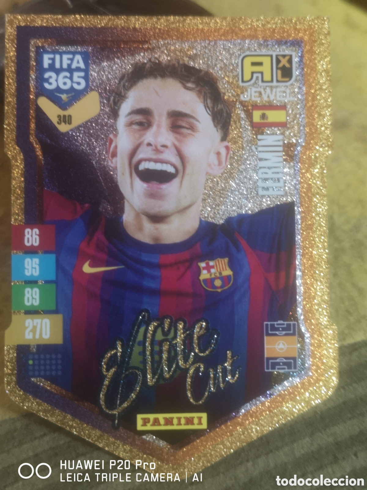 Cromos de f&uacute;tbol: ADRENALYN FIFA 365 2027 ELITE CUT FERMIN 340 - ESPA&Ntilde;A