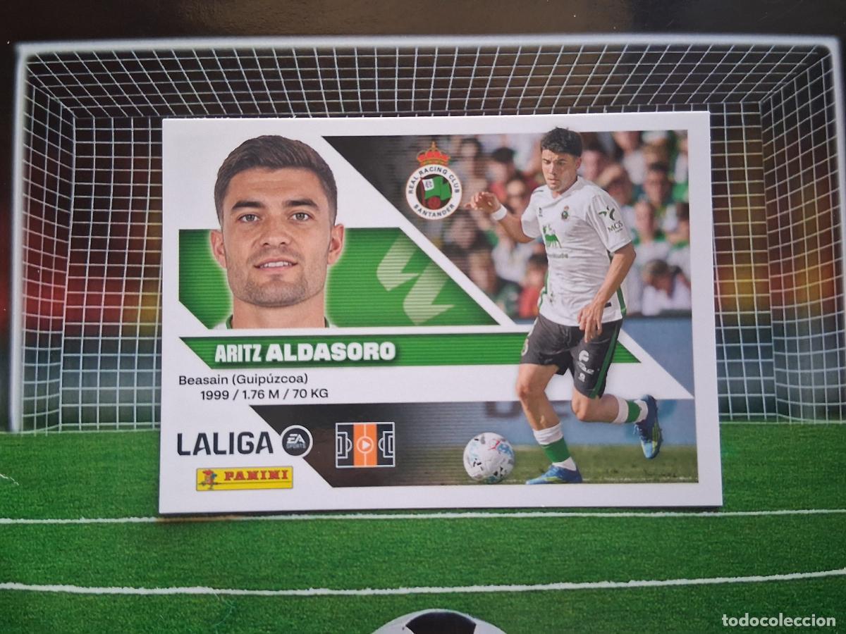 Cromos de f&uacute;tbol: 14 ALDASORO RACING DE SANTANDER CROMOS EDICIONES ESTE LIGA FUTBOL PANINI 2026 2027 26 27