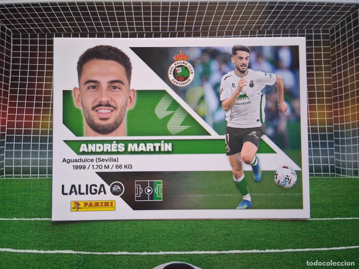 Cartes &agrave; collectionner de Football: 16 ANDRES MARTIN RACING DE SANTANDER CROMOS EDICIONES ESTE LIGA FUTBOL PANINI 2026 2027 26 27