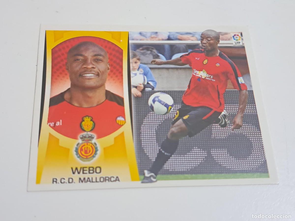 Cromos de f&uacute;tbol: CROMO LIGA 09-10 2009-10 WEBO NUMERO 14 RCD MALLORCA EDICIONES ESTE NUNCA PEGADO