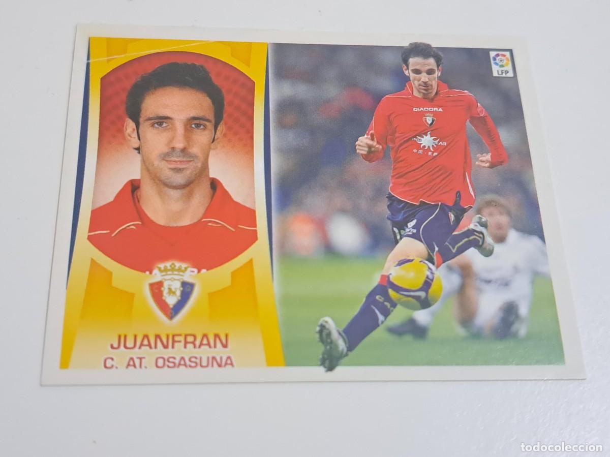 Cromos de f&uacute;tbol: CROMO LIGA 09-10 2009-10 JUANFRAN NUMERO 12 CA OSASUNA EDICIONES ESTE NUNCA PEGADO