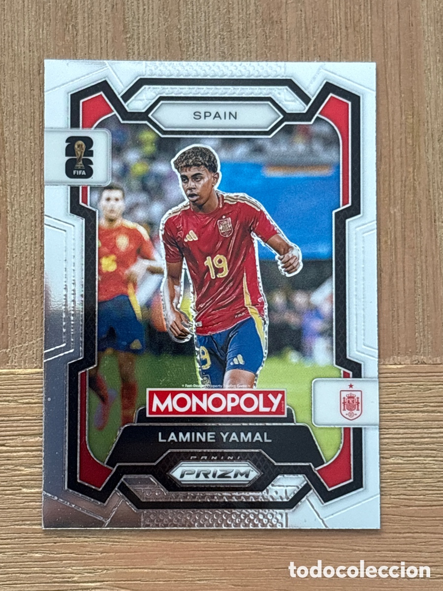 Cromos de f&uacute;tbol: CROMO Lamine Yamal - 2026 Panini Monopoly Prizm Fifa World Cup N 41