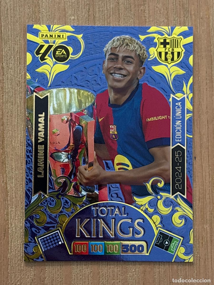 Cromos de f&uacute;tbol: CROMO Lamine Yamal Dream box total kings Adrenalyn 25-26 25-26
