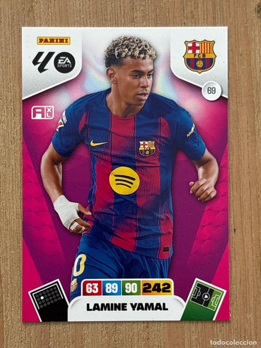 Cromos de f&uacute;tbol: CROMO Lamine Yamal Adrenalyn 2025-26 25-26 N 69 C&Oacute;DIGO SIN ACTIVAR