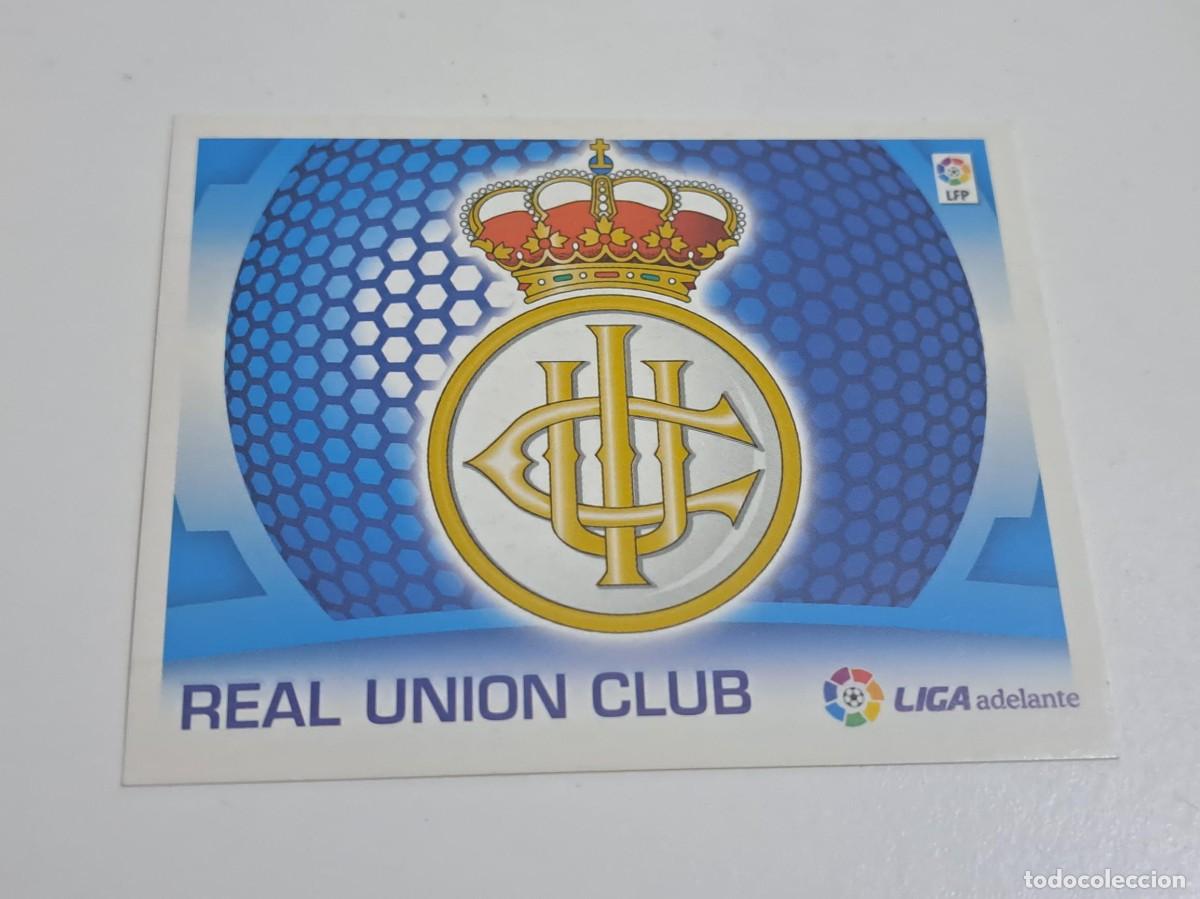 Cromos de f&uacute;tbol: CROMO LIGA 09-10 2009-10 ESCUDO REAL UNION CLUB IRUN EDICIONES ESTE NUNCA PEGADO