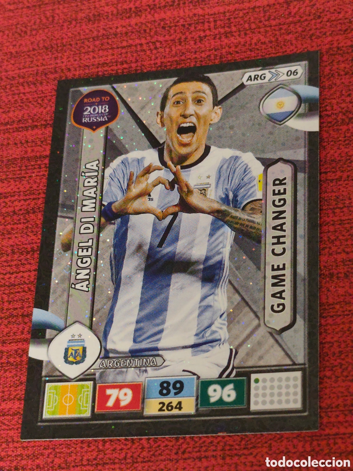 Cromos de f&uacute;tbol: ARG_06 DI MAR&Iacute;A ARGENTINA ADRENALYN XL ROAD TO RUSSIA 2018