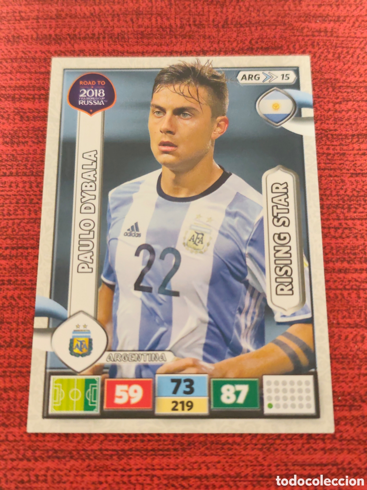 Cromos de f&uacute;tbol: ARG_15 DYBALA ARGENTINA ADRENALYN XL ROAD TO RUSSIA 2018