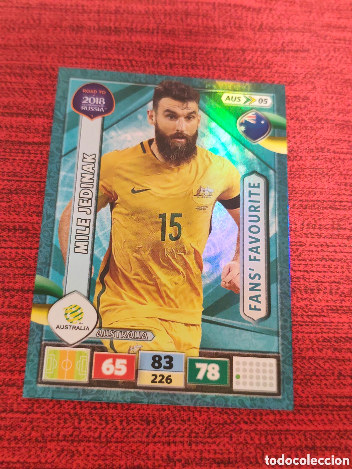 Cromos de f&uacute;tbol: AUS_05 JEDINAK AUSTRALIA ADRENALYN XL ROAD TO RUSSIA 2018