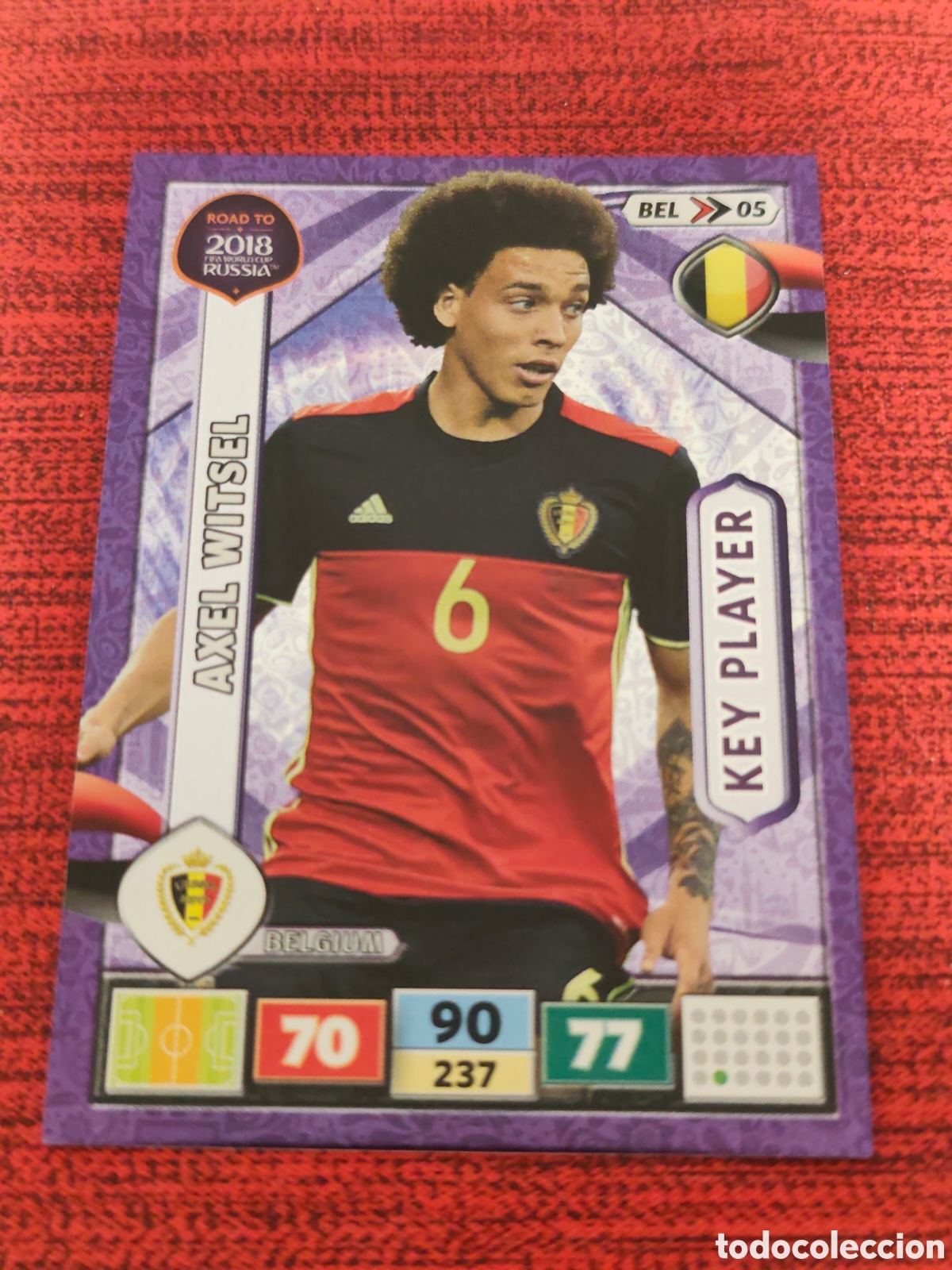 Cromos de f&uacute;tbol: BEL_05 WITSEL B&Eacute;LGICA ADRENALYN XL ROAD TO RUSSIA 2018