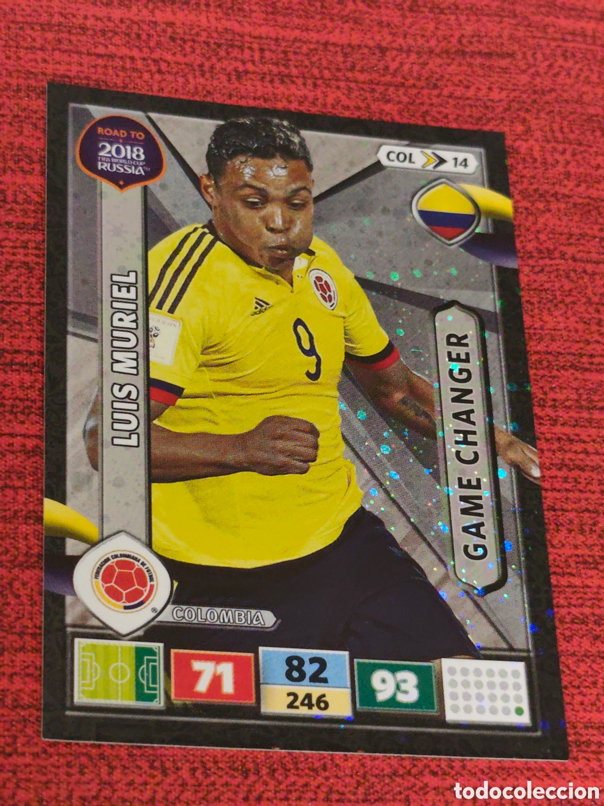 Cromos de f&uacute;tbol: COL_14 MURIEL COLOMBIA ADRENALYN XL ROAD TO RUSSIA 2018
