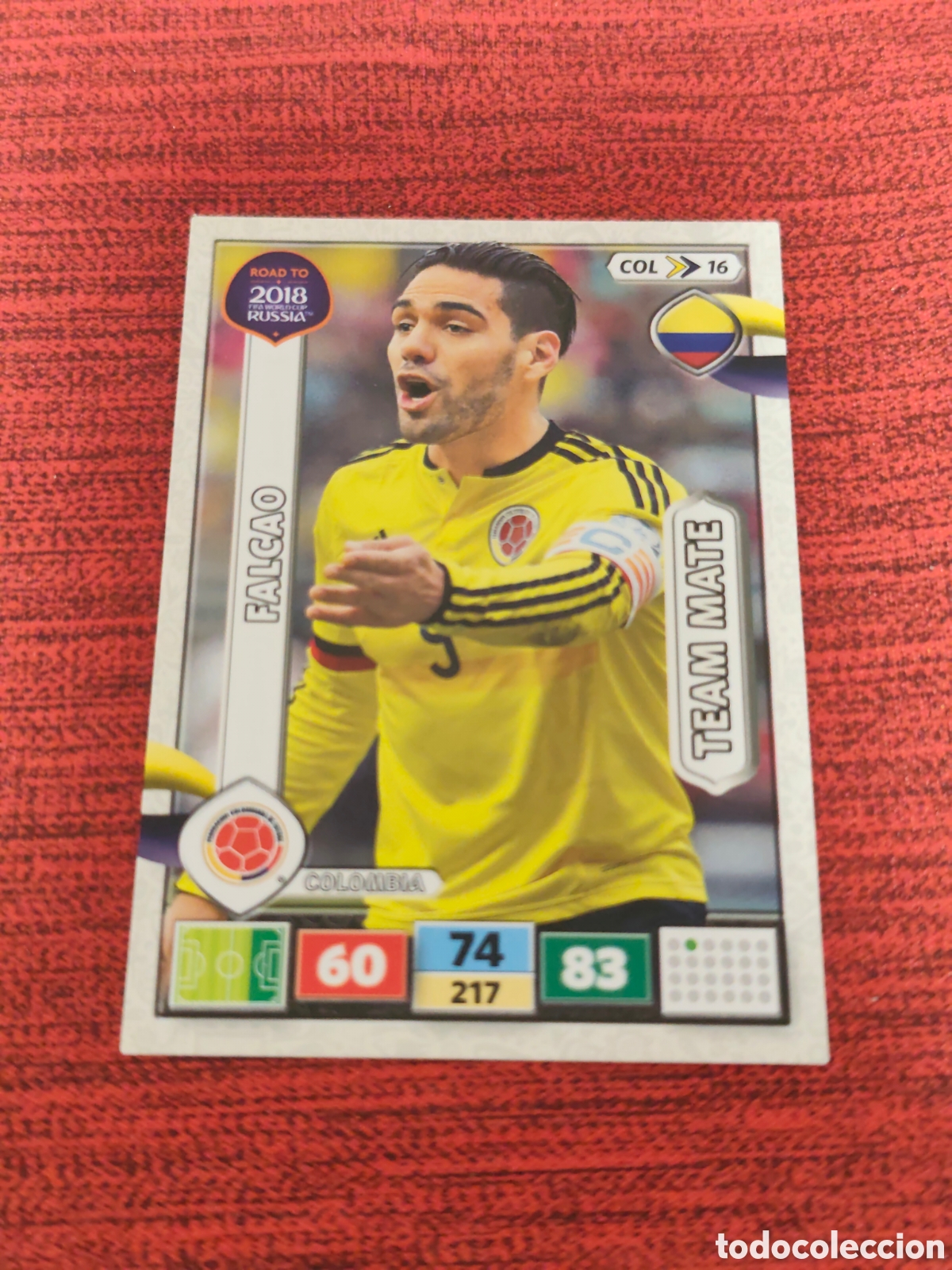 Cromos de f&uacute;tbol: COL_16 FALCAO COLOMBIA ADRENALYN XL ROAD TO RUSSIA 2018
