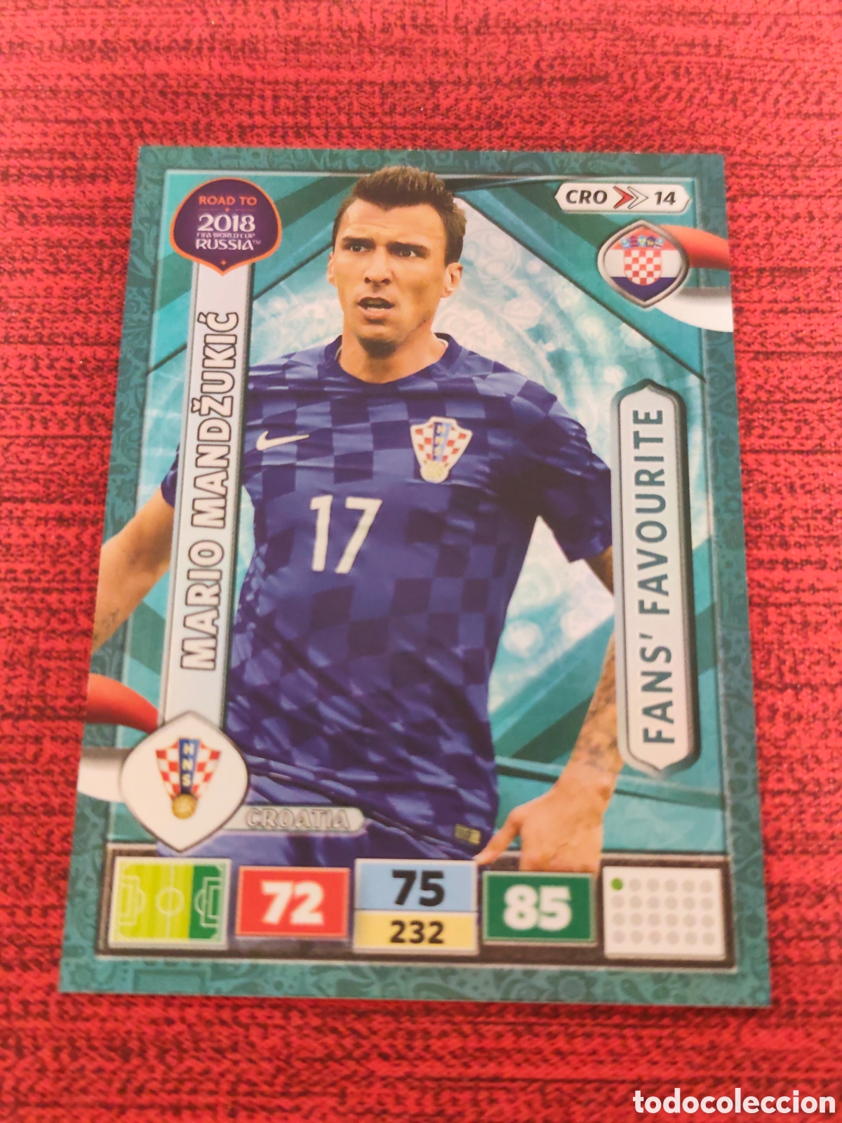 Cromos de f&uacute;tbol: CRO_14 MANDZUKIĆ CROACIA ADRENALYN XL ROAD TO RUSSIA 2018