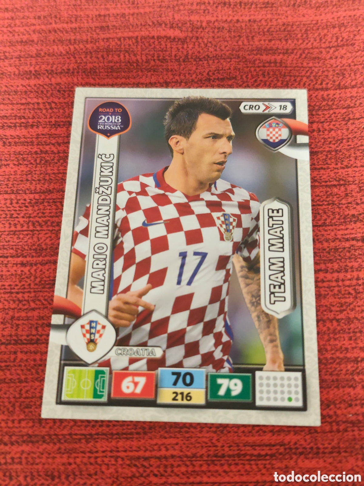 Cromos de f&uacute;tbol: CRO_18 MANDZUKIĆ CROACIA ADRENALYN XL ROAD TO RUSSIA 2018