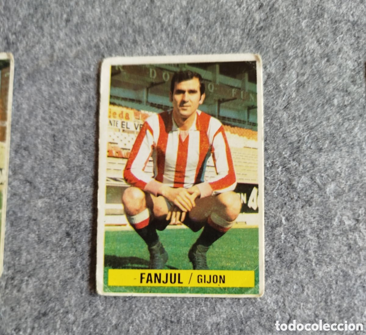 Cromos de f&uacute;tbol: SIN PEGAR FANJUL SPORTING DE GIJON 74 75 1974 1975 EDICIONES ESTE CROMO NUEVO NUNCA PEGADO
