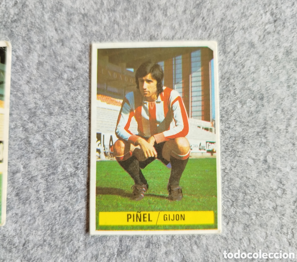 Cromos de f&uacute;tbol: SIN PEGAR PI&Ntilde;EL SPORTING DE GIJON 74 75 1974 1975 EDICIONES ESTE CROMO NUEVO NUNCA PEGADO