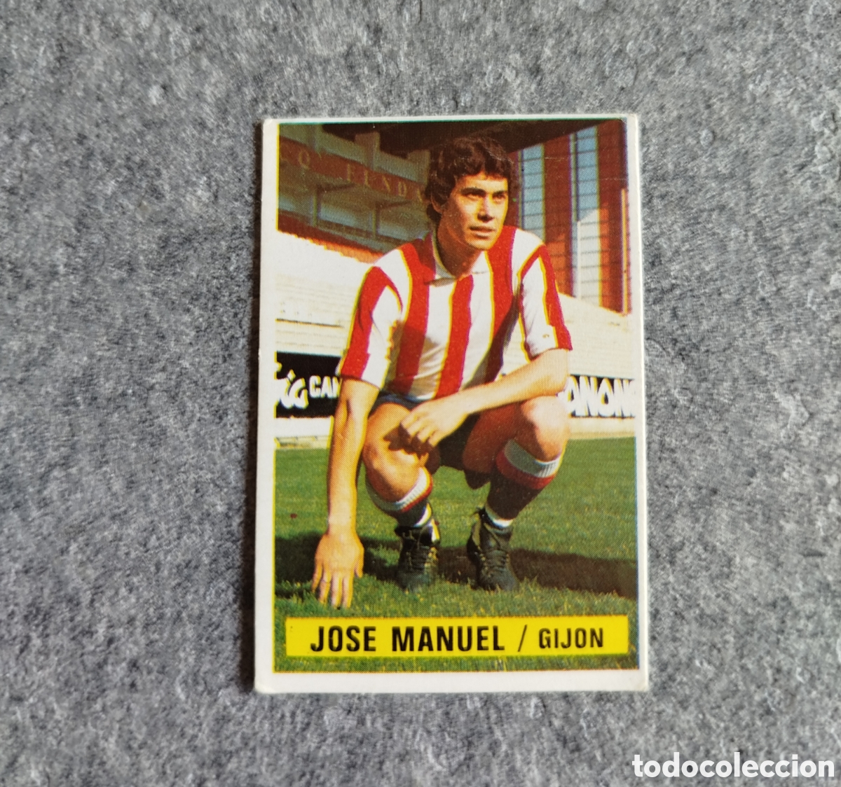 Cromos de f&uacute;tbol: SIN PEGAR JOSE MANUEL SPORTING DE GIJON 74 75 1974 1975 EDICIONES ESTE CROMO NUEVO NUNCA PEGADO