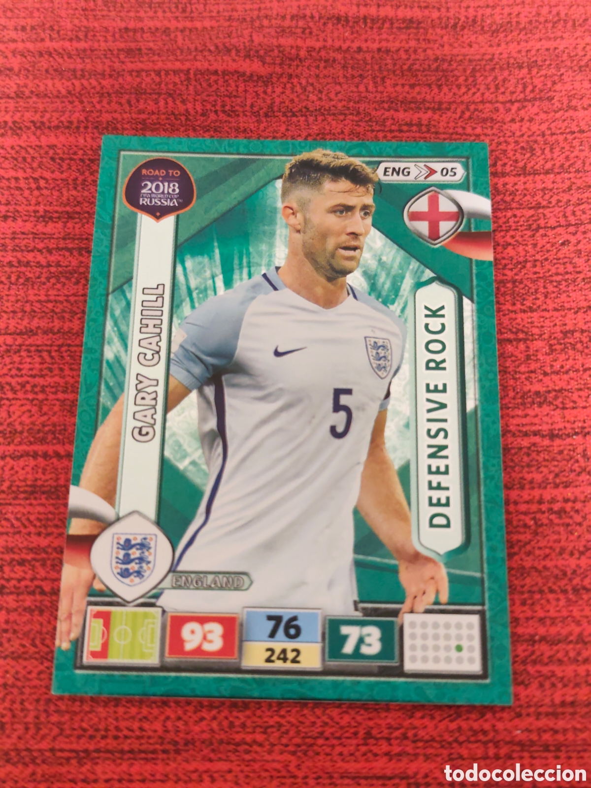 Cromos de f&uacute;tbol: ENG_05 CAHILL INGLATERRA ADRENALYN XL ROAD TO RUSSIA 2018