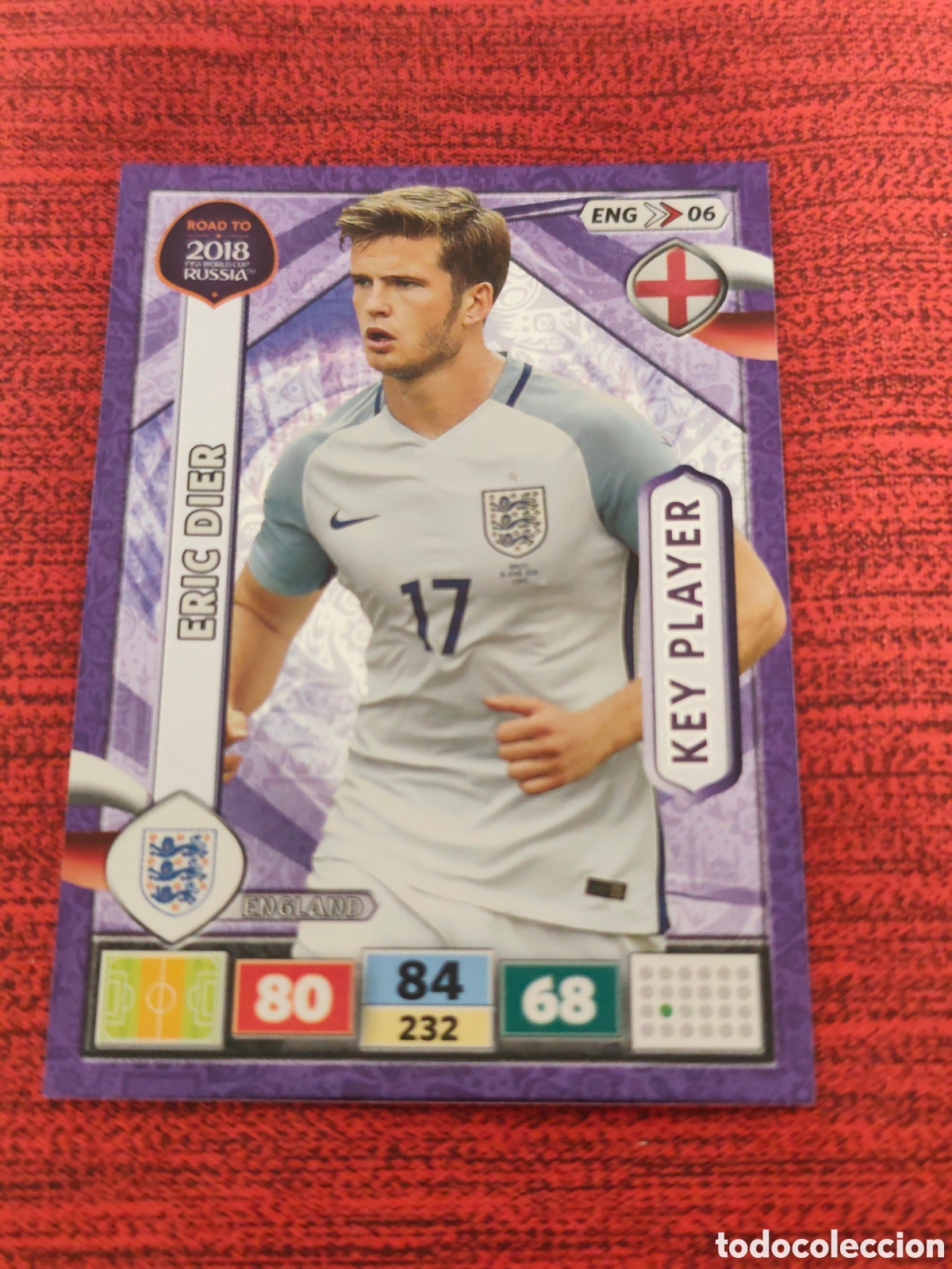 Cromos de f&uacute;tbol: ENG_06 DIER INGLATERRA ADRENALYN XL ROAD TO RUSSIA 2018