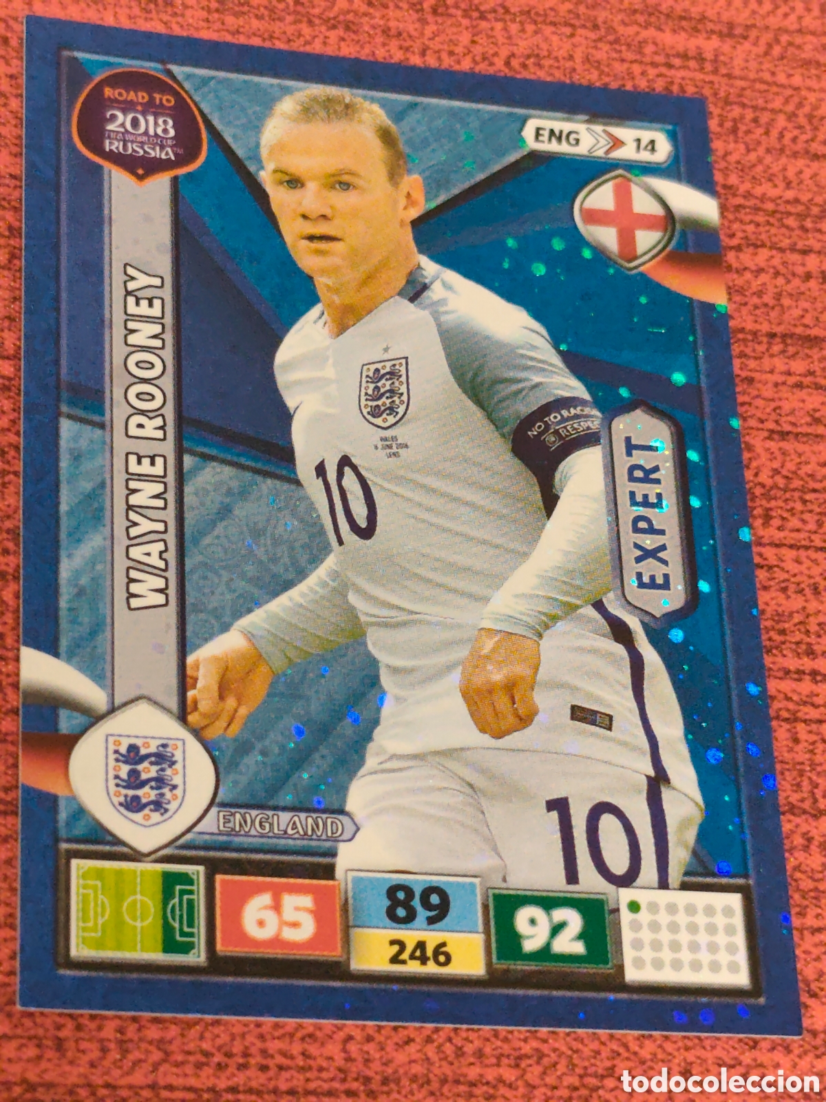 Cromos de f&uacute;tbol: ENG_14 WAYNE ROONEY INGLATERRA ADRENALYN XL ROAD TO RUSSIA 2018