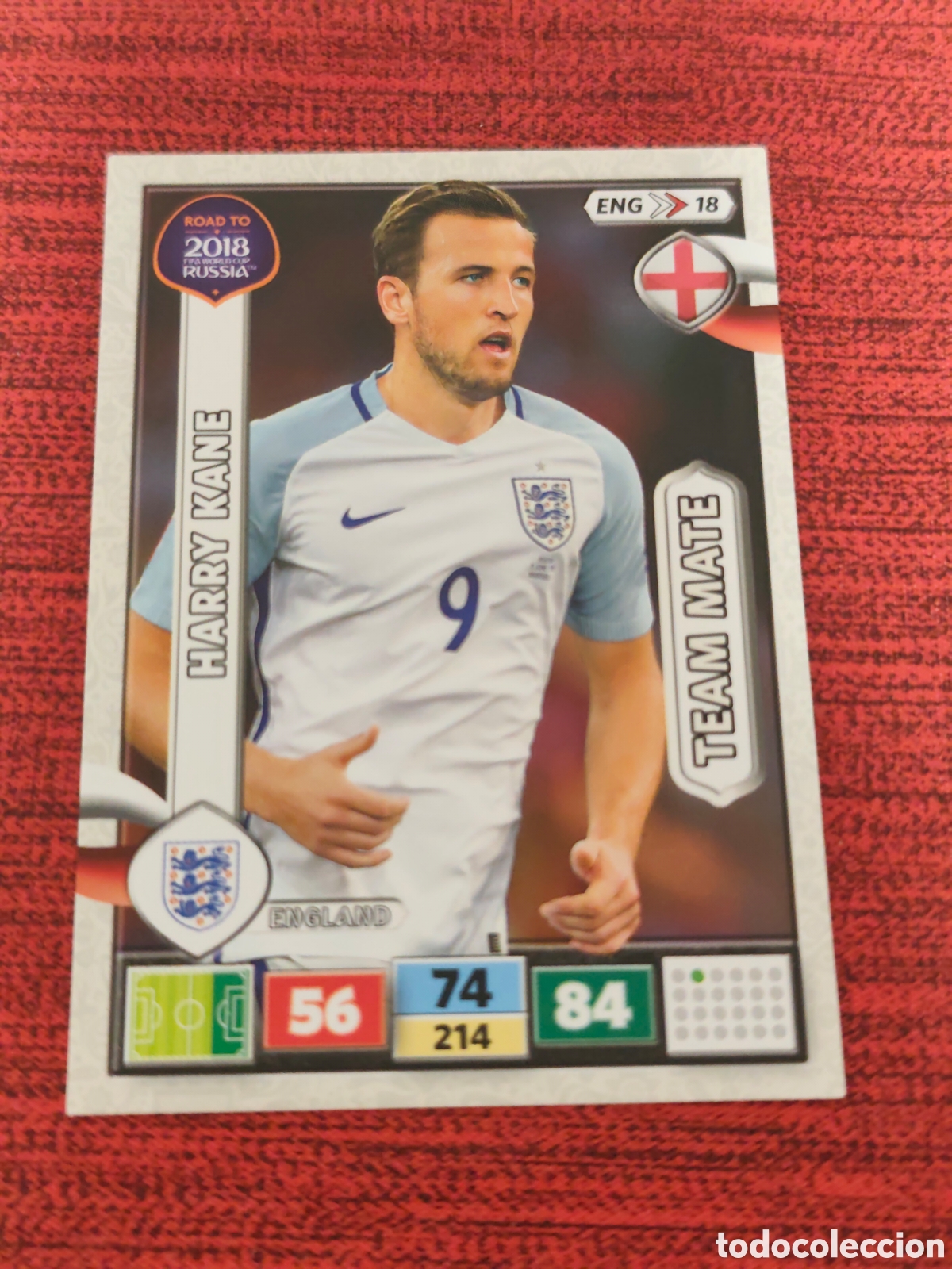 Cromos de f&uacute;tbol: ENG_18 HARRY KANE INGLATERRA ADRENALYN XL ROAD TO RUSSIA 2018