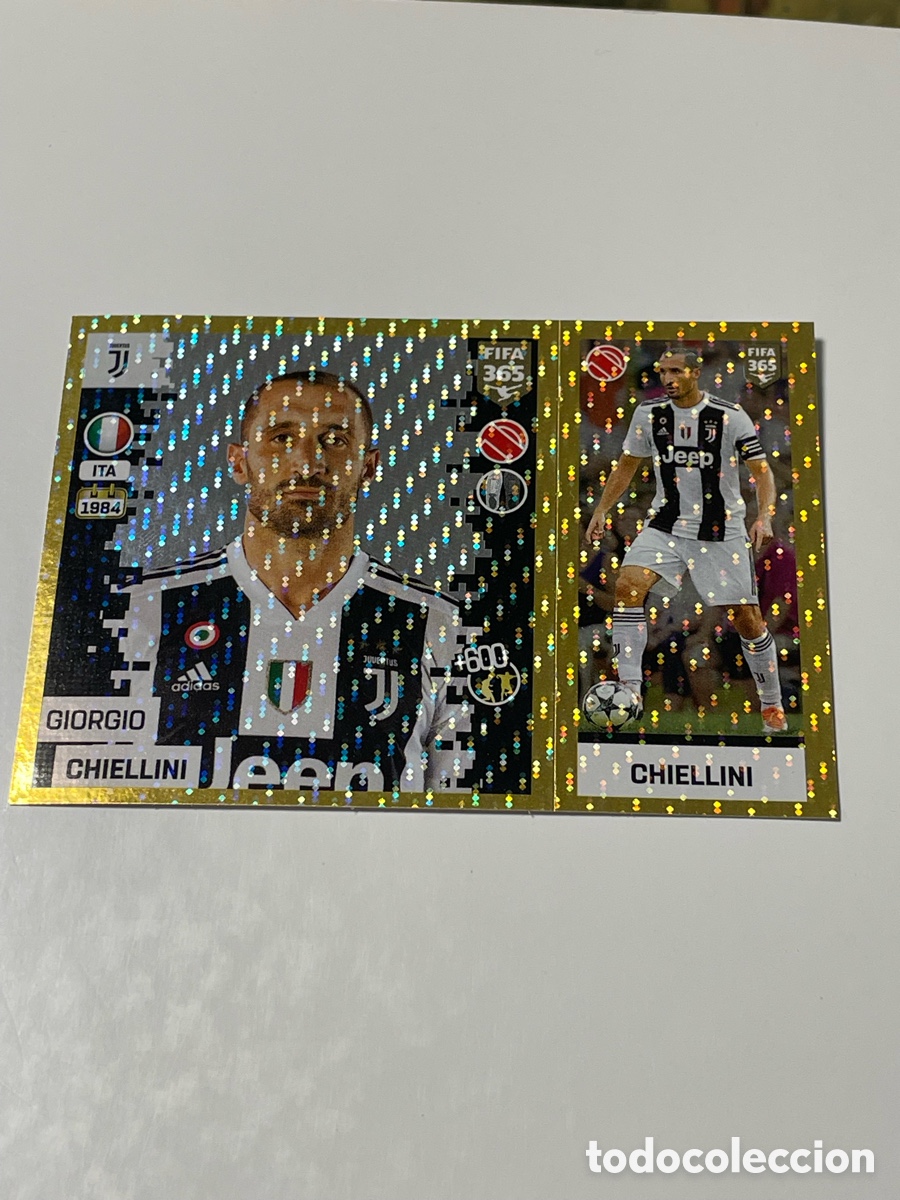 Cromos de f&uacute;tbol: Giorgio Chiellini Juventus Panini 365 18/19 #203