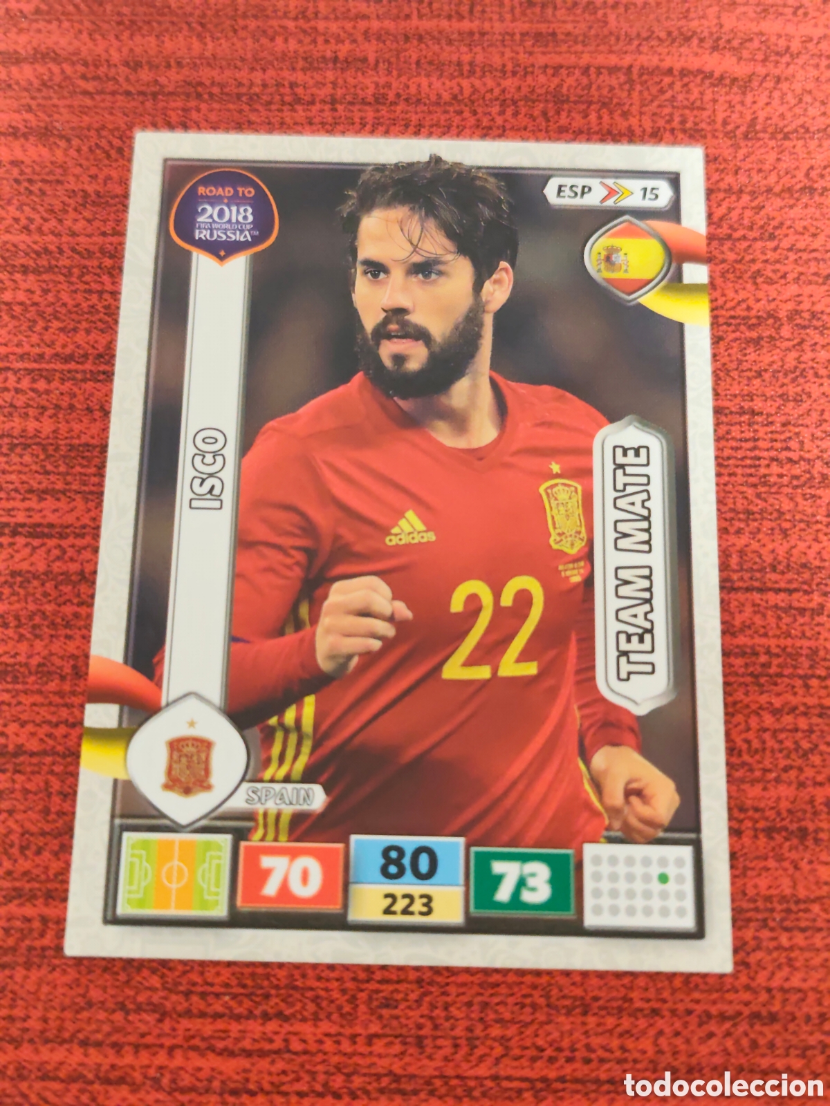Cromos de f&uacute;tbol: ESP_15 ISCO ESPA&Ntilde;A ADRENALYN XL ROAD TO RUSSIA 2018