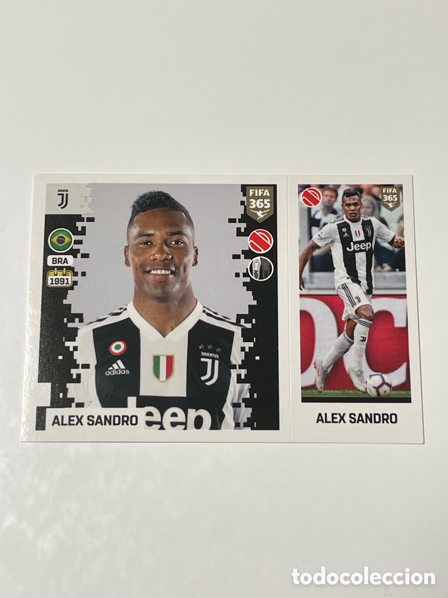 Cromos de f&uacute;tbol: Alex Sandro Juventus Panini 365 18/19 #206