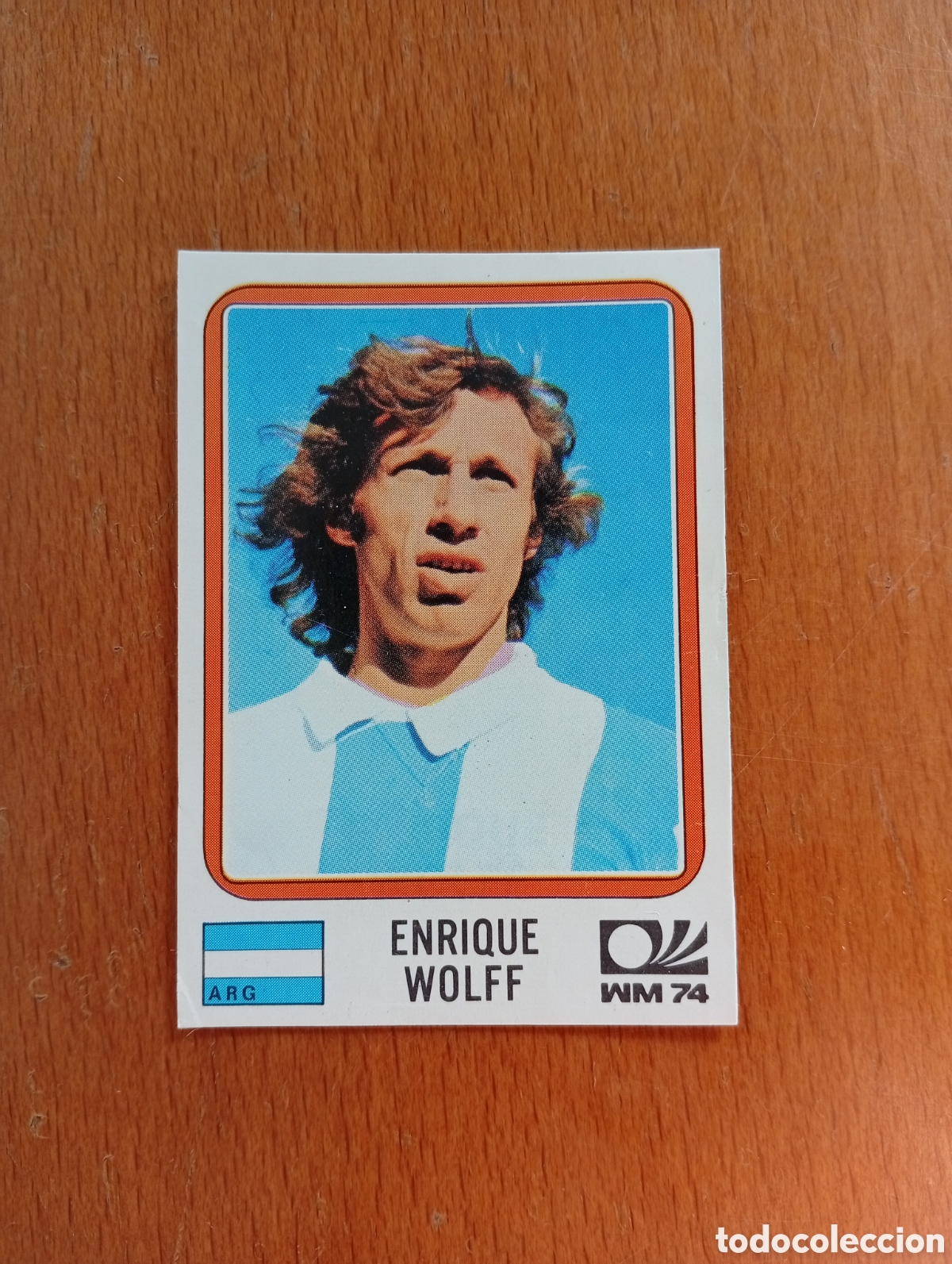 Fu&szlig;ball-Sticker: MUNICH 74 - N&ordm; 323 WOLF - ARGENTINA - CAMPEONATO MUNDIAL DE FUTBOL 1974