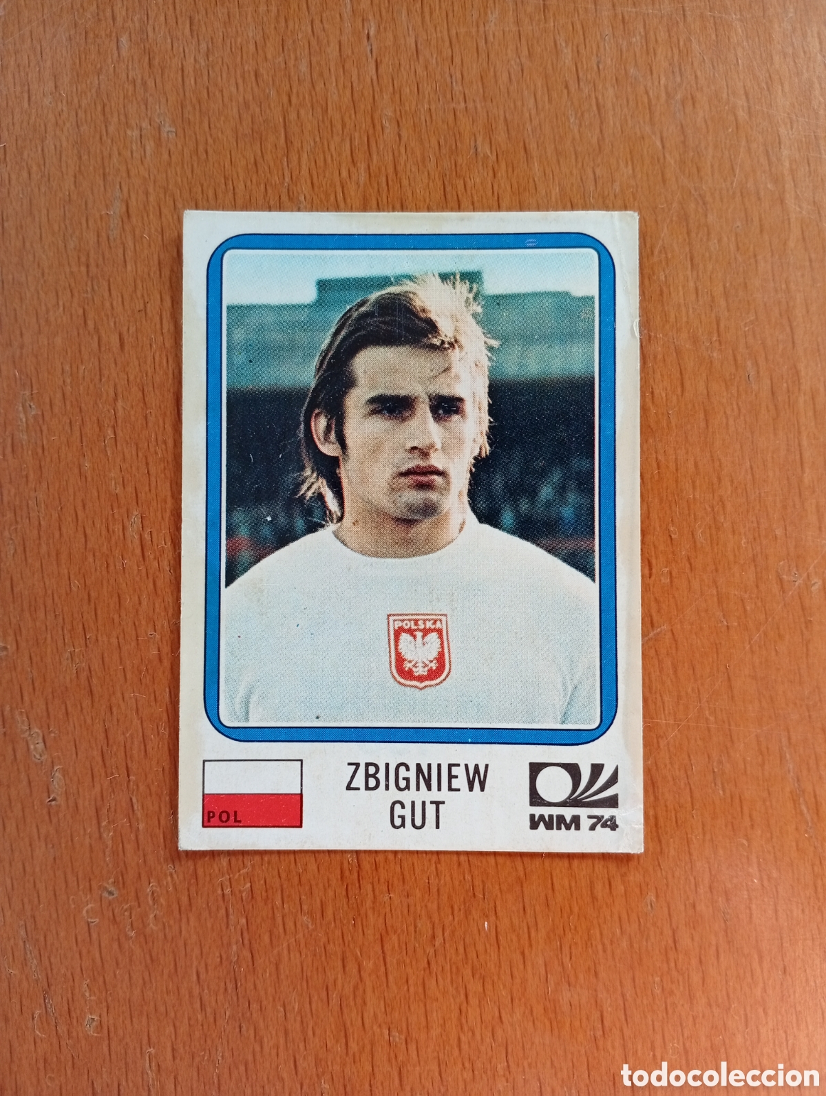 Fu&szlig;ball-Sticker: MUNICH 74 - N&ordm; 342 ZBIGNIEW GUT - POLONIA - CAMPEONATO MUNDIAL DE FUTBOL 1974