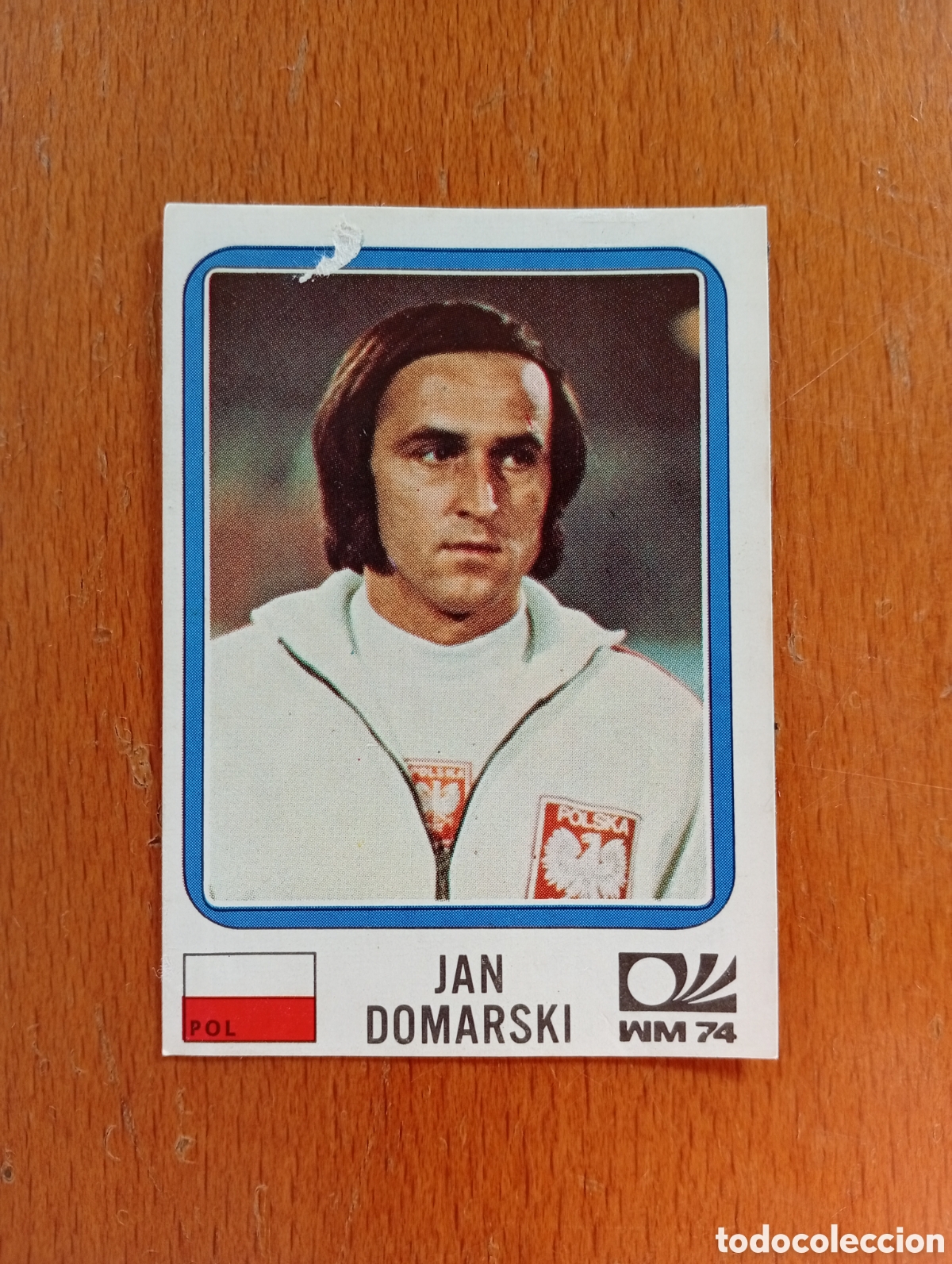 Fu&szlig;ball-Sticker: MUNICH 74 - N&ordm; 349 JAN DOMARSKI - POLONIA - CAMPEONATO MUNDIAL DE FUTBOL 1974