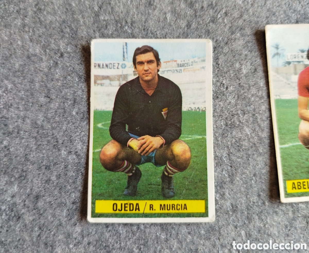 Cromos de f&uacute;tbol: DESPEGADO OJEDA MURCIA 74 75 1974 1975 EDICIONES ESTE CROMO