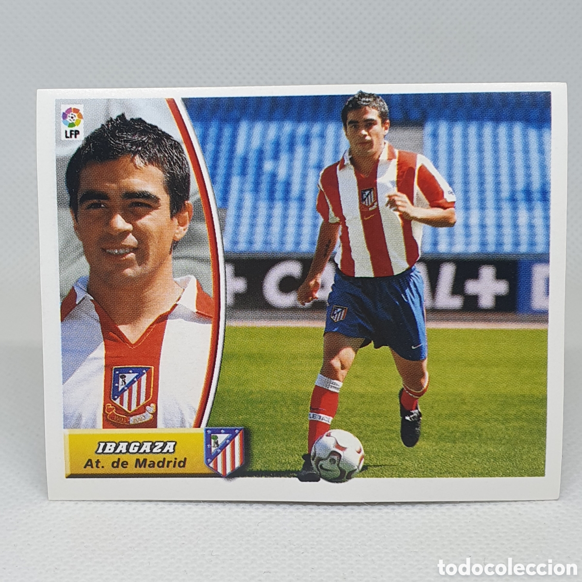 Cromos de f&uacute;tbol: ⚽️ CROMO DE FUTBOL IBAGAZA ATLETICO DE MADRID ULTIMOS FICHAJES N.42 LIGA 2003-2004 ESTAMPAS ESTE