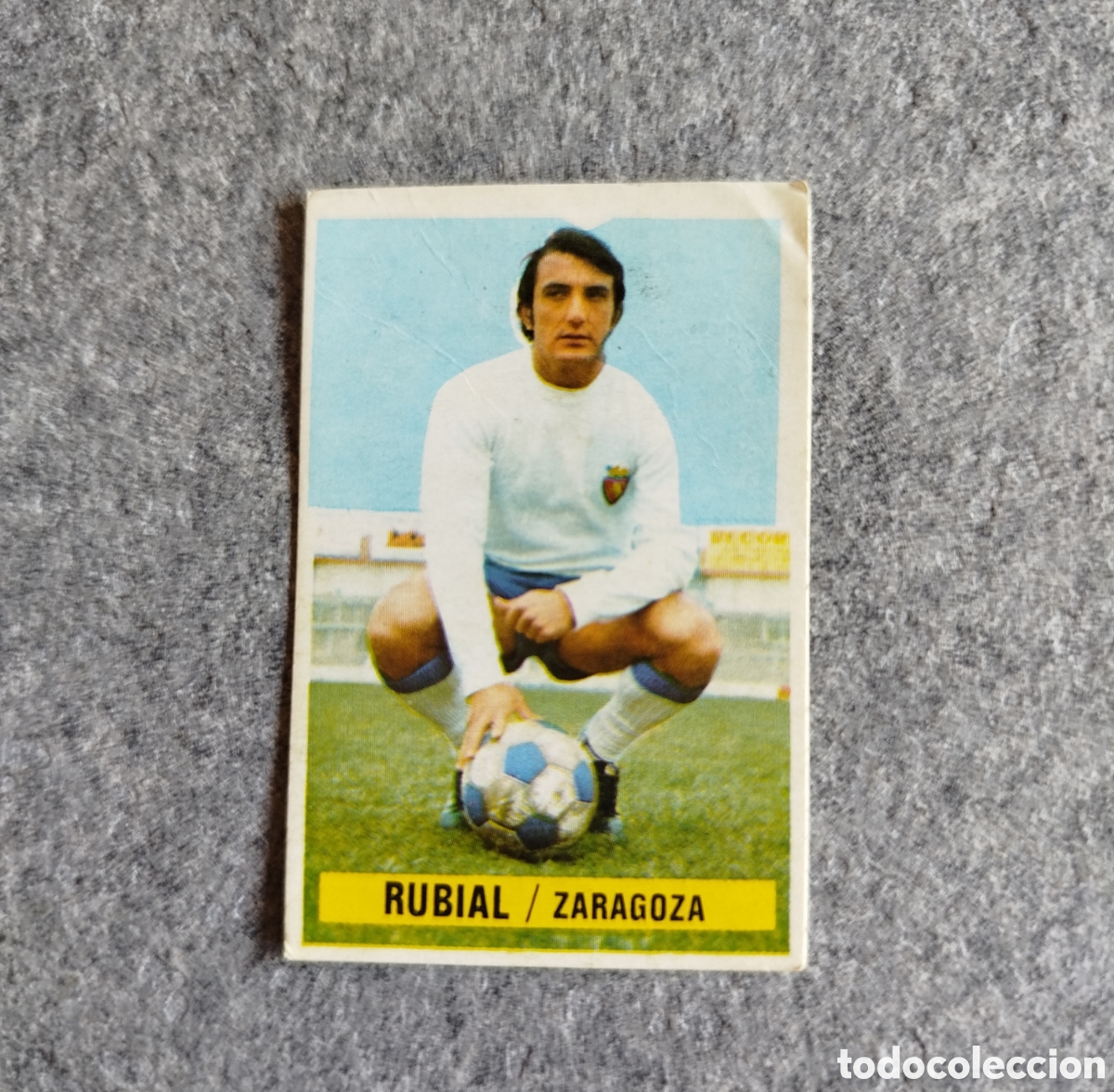 Cromos de f&uacute;tbol: DESPEGADO RUBIAL ZARAGOZA 74 75 1974 1975 EDICIONES ESTE CROMO