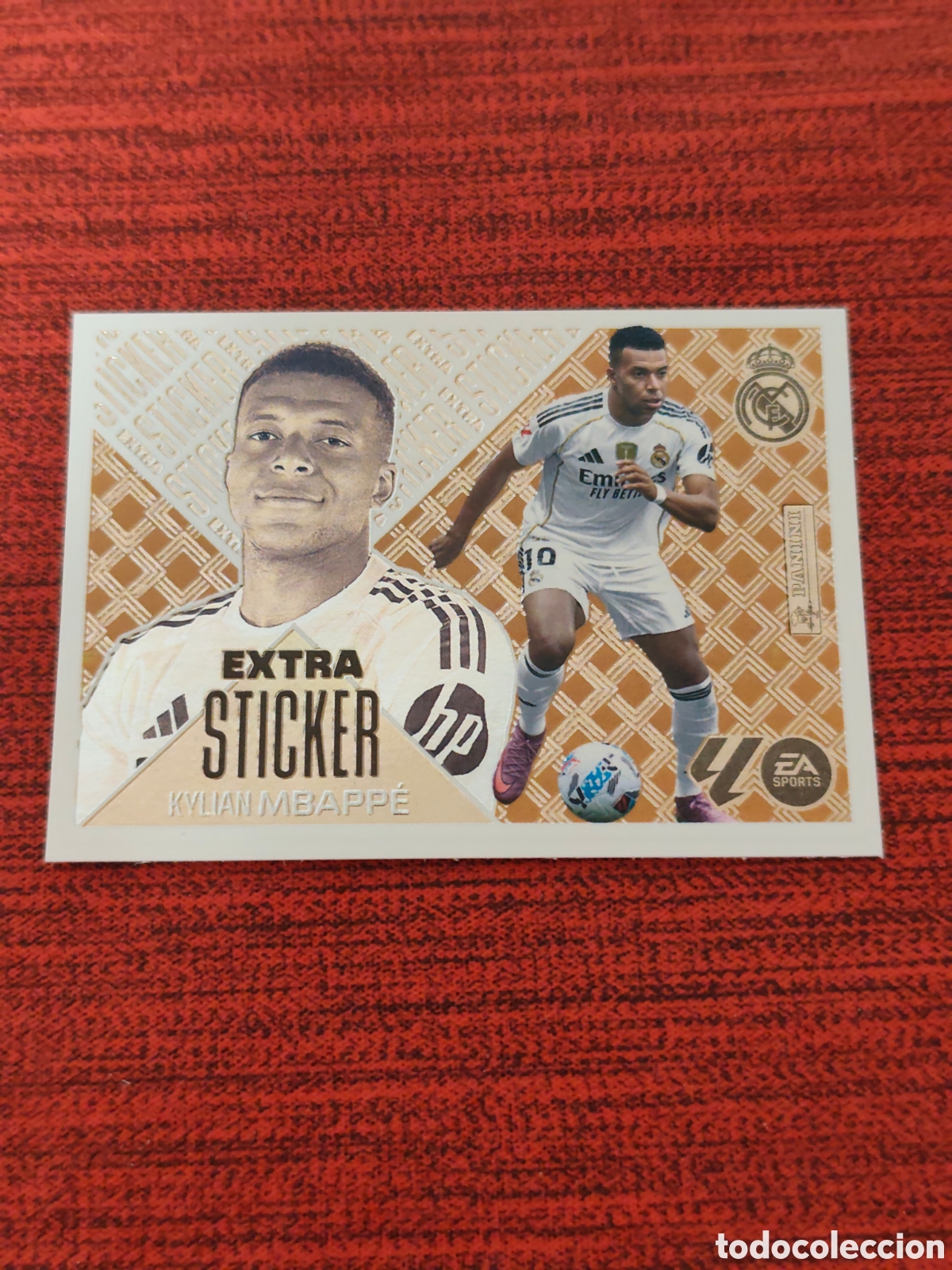 Cromos de f&uacute;tbol: EXTRA STICKER BRONCE MBAPPE REAL MADRID EDICIONES ESTE 2026 2027 - Foto 1