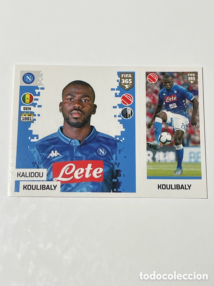 Cromos de f&uacute;tbol: Kalidou Koulibaly N&aacute;poles Panini 365 18/19 #220