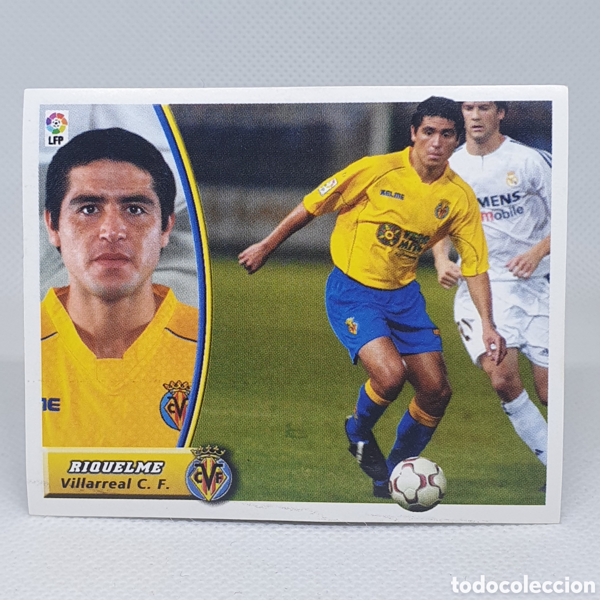 Cromos de f&uacute;tbol: ⚽️ CROMO DE FUTBOL RIQUELME VILLARREAL ULTIMOS FICHAJES N.38 LIGA 2003-2004 ESTAMPAS EDICIONES ESTE