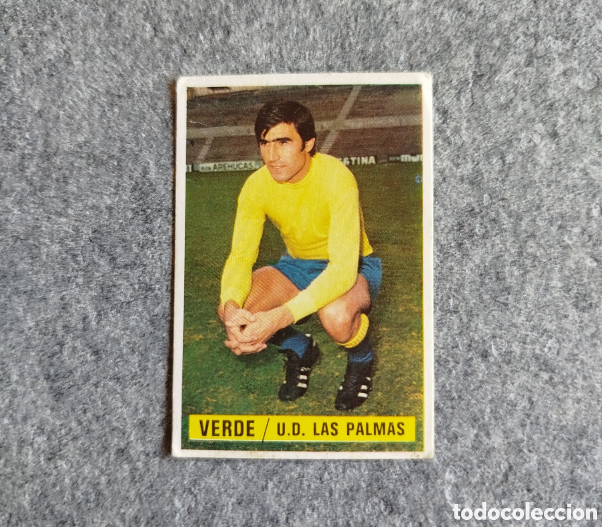 Cromos de f&uacute;tbol: BAJA DESPEGADO VERDE LAS PALMAS 74 75 1974 1975 EDICIONES ESTE CROMO