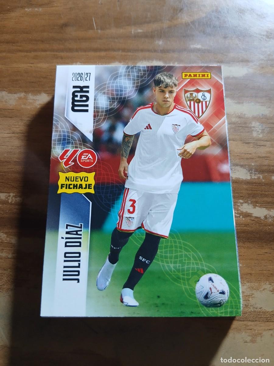Cromos de f&uacute;tbol: CARD MEGACRACKS TEMPORADA 26/27: NUEVO FICHAJE JULIO DIAZ, N&deg; 477