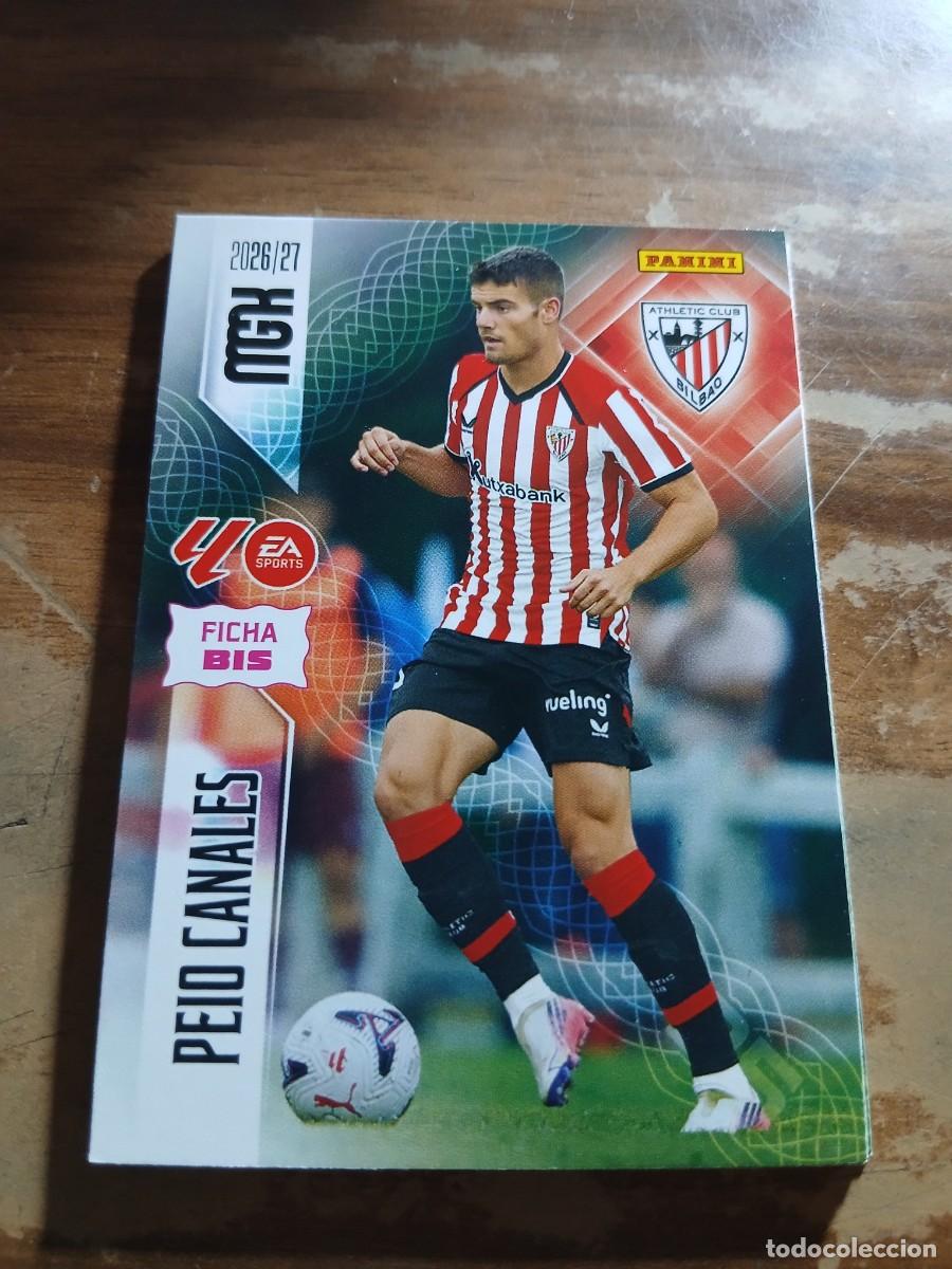 Cromos de f&uacute;tbol: CARD MEGACRACKS TEMPORADA 26/27: FICHA BIS PEIO CANALES, N&deg; 47 BIS