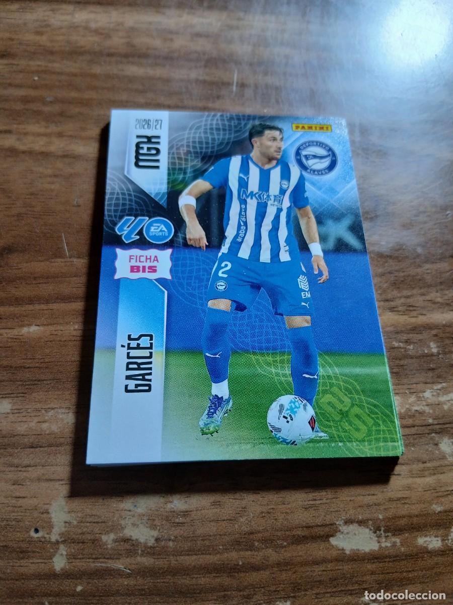 Cromos de f&uacute;tbol: CARD MEGACRACKS TEMPORADA 26/27: NUEVO FICHA BIS GARC&Eacute;S, N&deg; 25 BIS