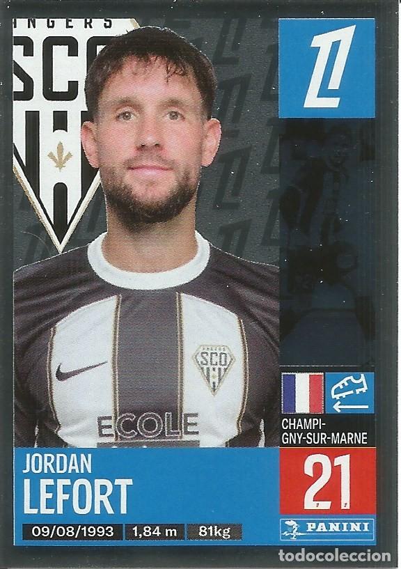 Cromos de f&uacute;tbol: Cromo n.&ordm; 21 - Jordan Lefort - Angers SCO - Foot 2024 2025 - Ligue 1 McDonald's (Panini) - UNFP