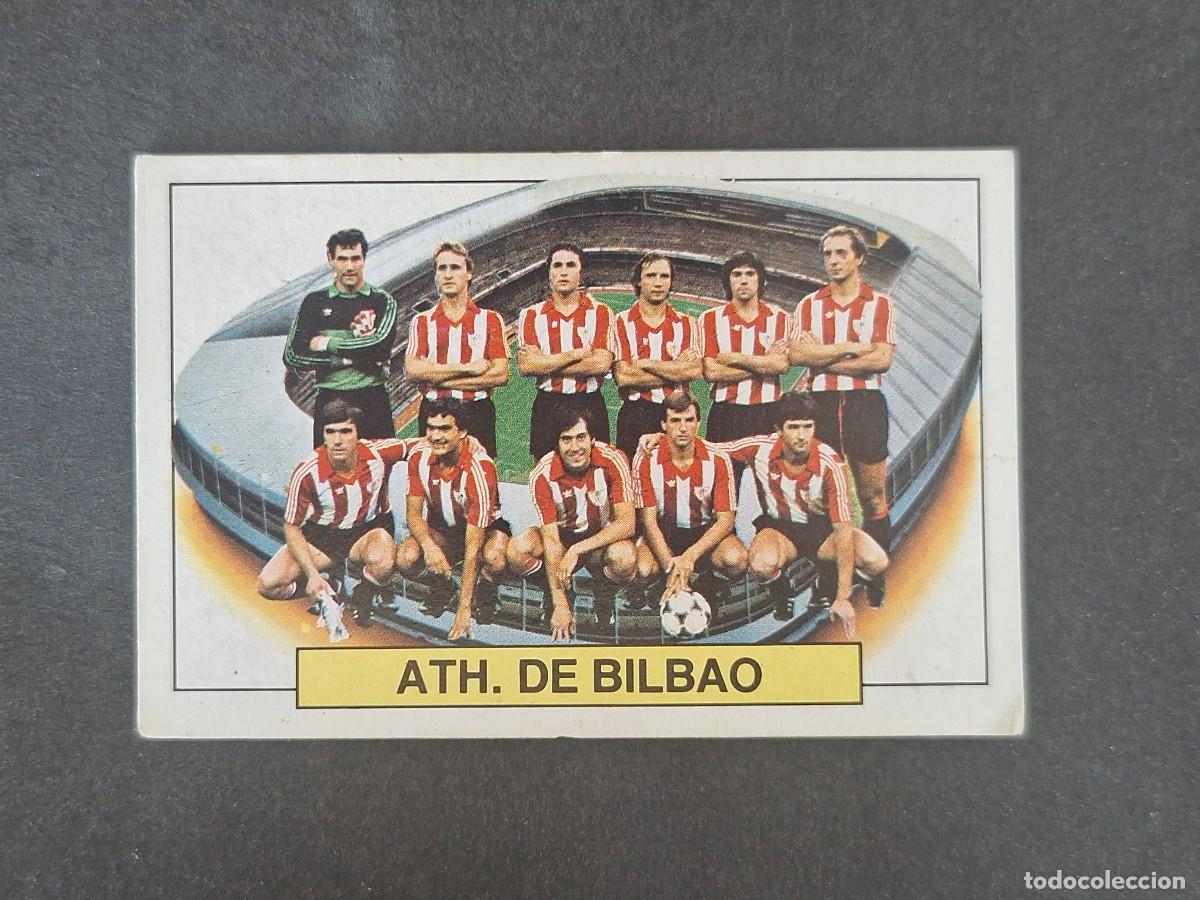 Cromos de f&uacute;tbol: L6 ALINEACION EQUIPO ATHLETIC CLUB DE BILBAO LIGA ESTE 1983 1984 83 84 DESPEGADO RECUPERADO