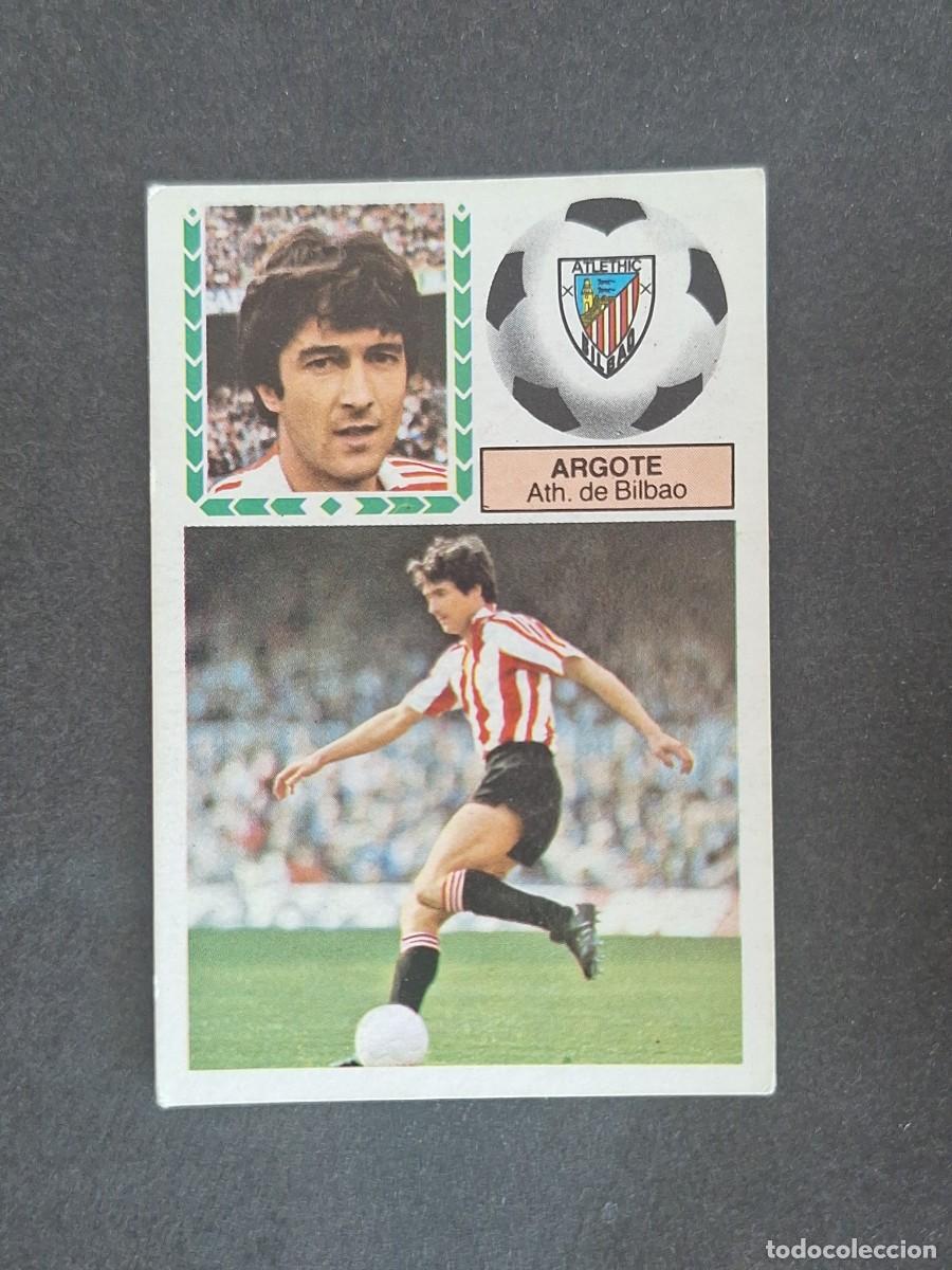 Cromos de f&uacute;tbol: L6 ARGOTE ATHLETIC CLUB DE BILBAO LIGA ESTE 1983 1984 83 84 DESPEGADO RECUPERADO